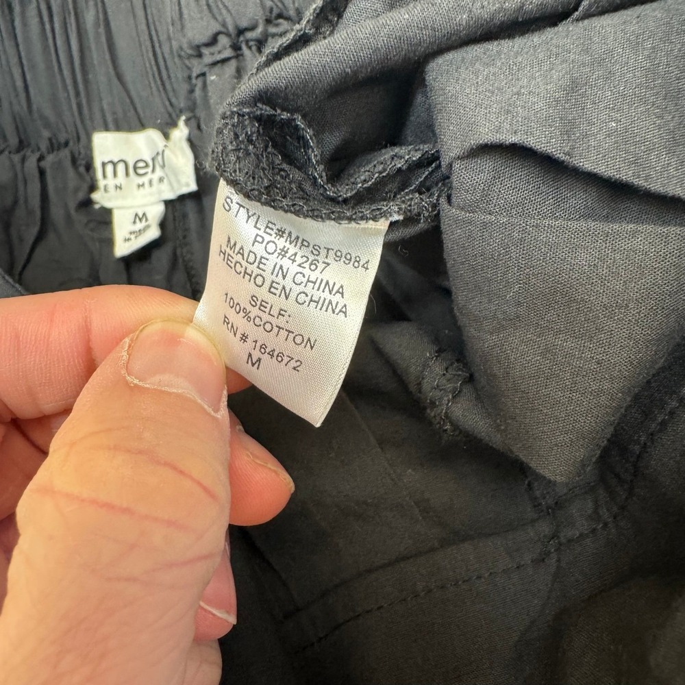 &merci Shorts Womens Size Medium Black Coastal Grandmother Minimalist MPST9984 - Picture 6 of 9